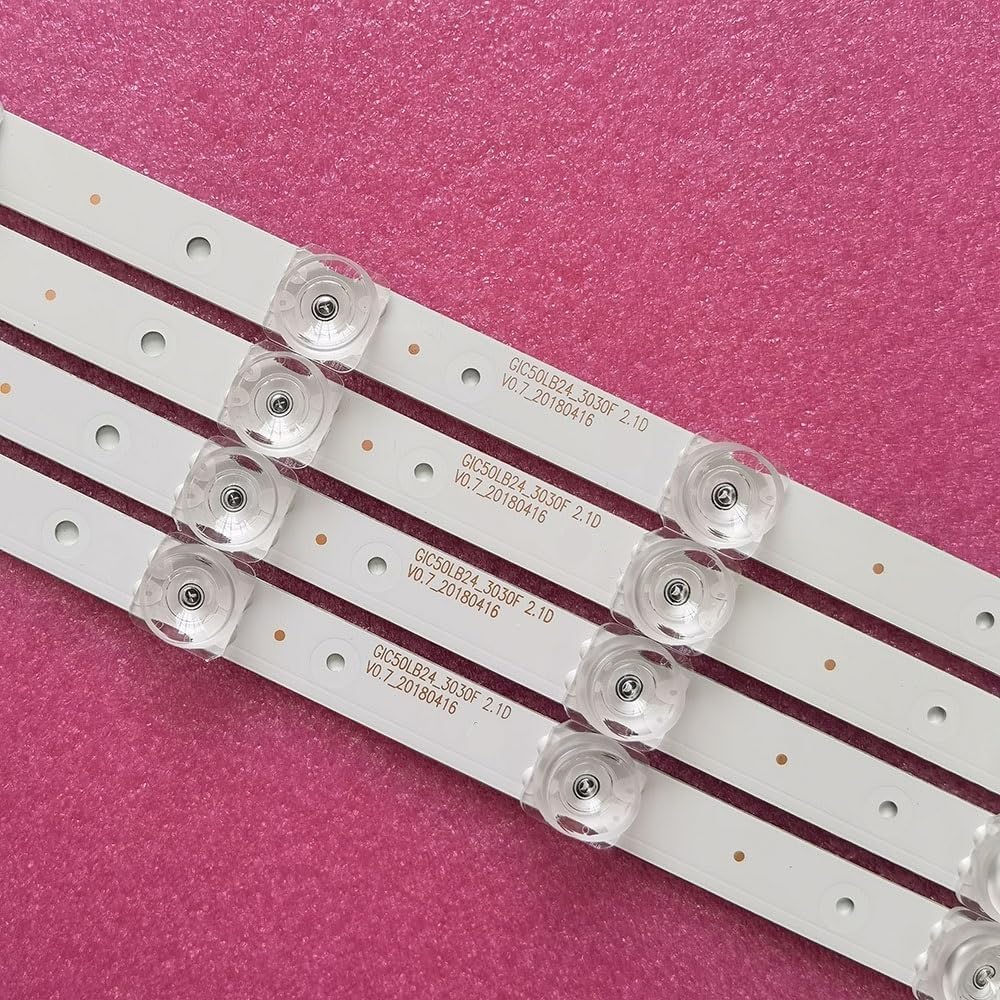 Compatible with 1 KIT-4 PCS Strip Model 50L2 50p8 50E18US 50ep660 4C-LB5007 YH02J YH04J ZM02J ZM02J89M GIC50LB24_3030F2.1D