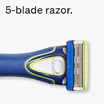 Schick Hydro 5 Electric Shaver and 5 Blade Razor for Men with Adjustable Comb for Beard Trimming