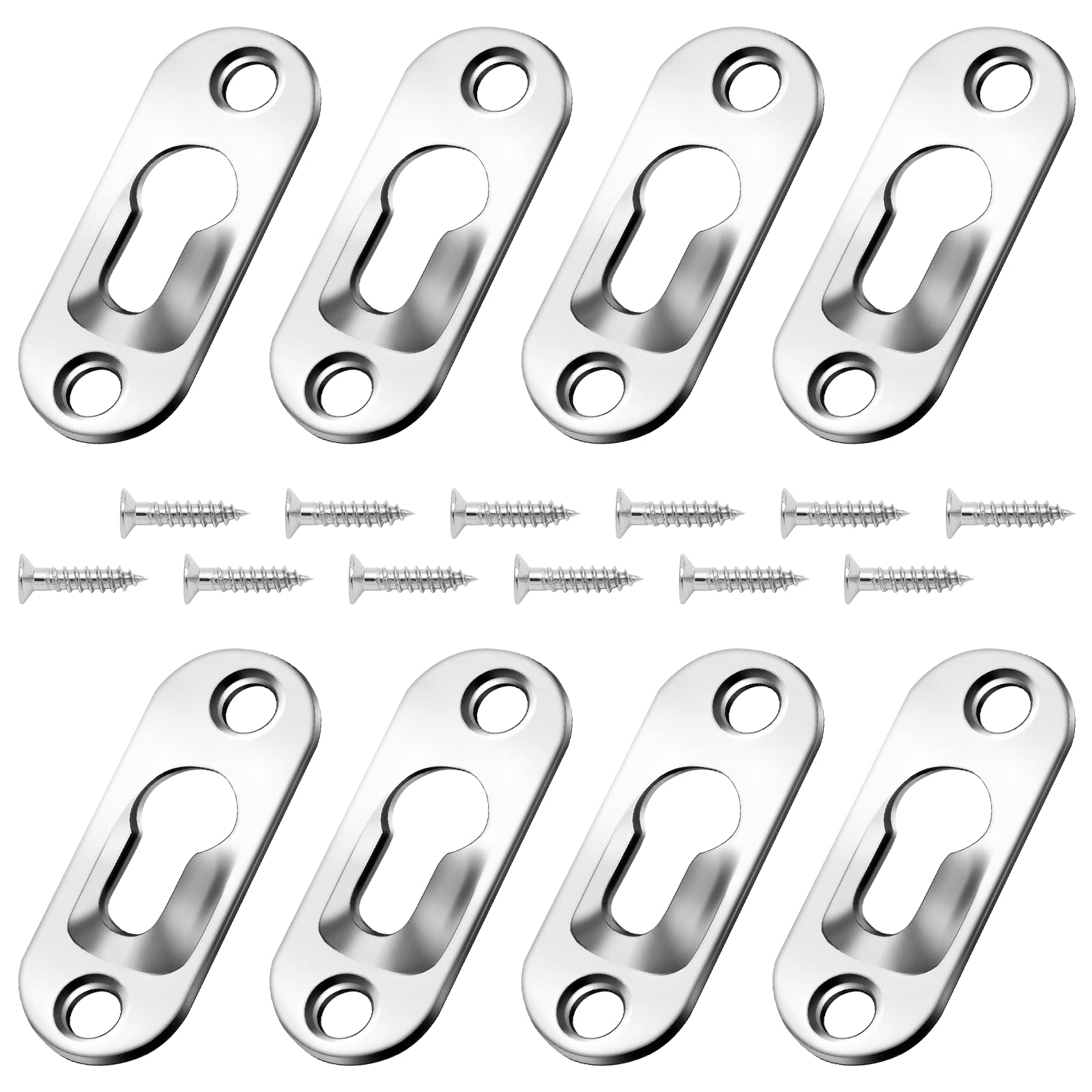 30 Pièces Cintres De Trou De Serrure En Métal 42 Mm X 16 Mm