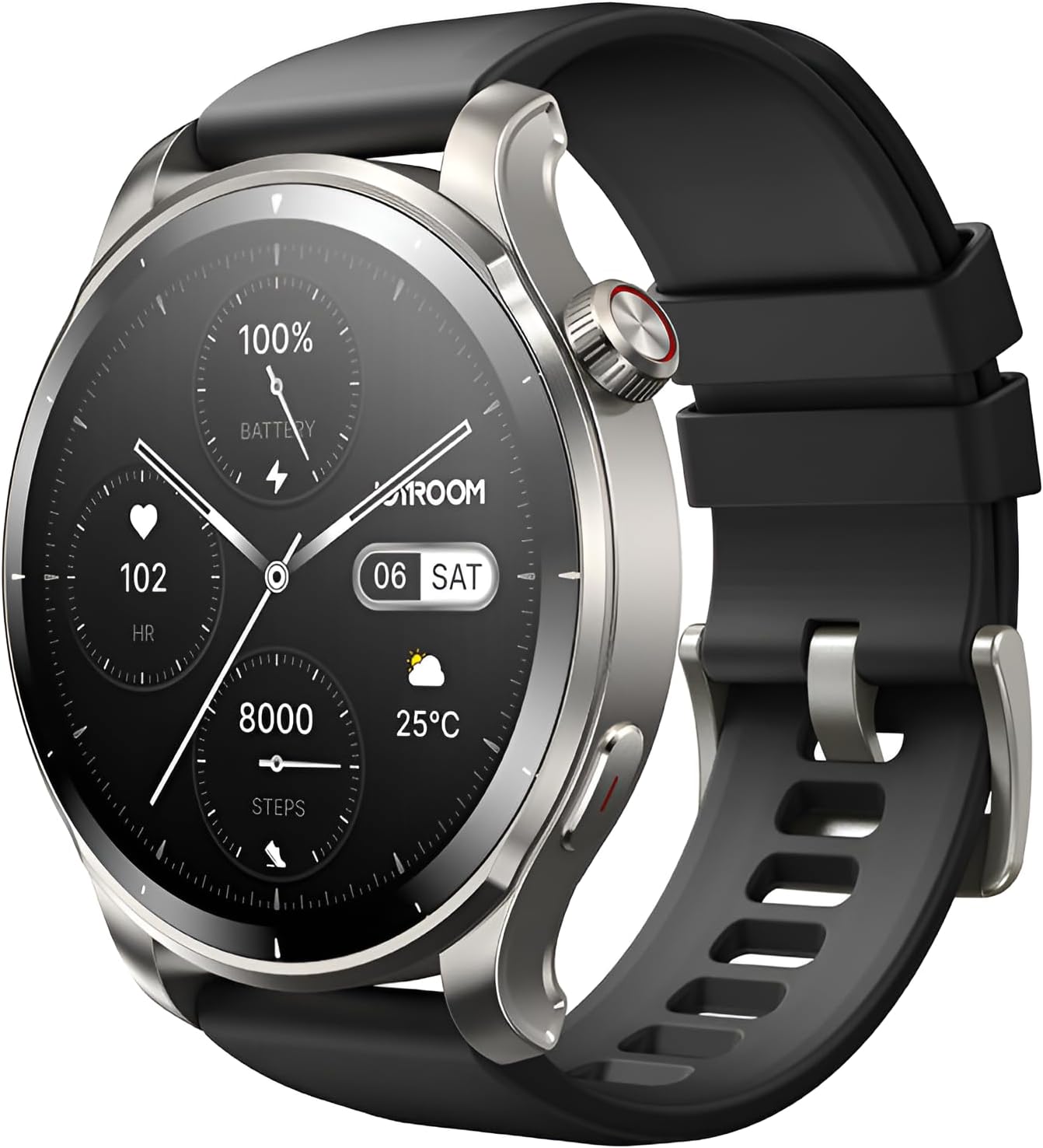 JoyroomSmart Watch Can Make And Receive Calls 1.43-Inch HD Screen Bluetooth Connection Fitness Monitoring For Men And Women, Compatible With Apple And Android
