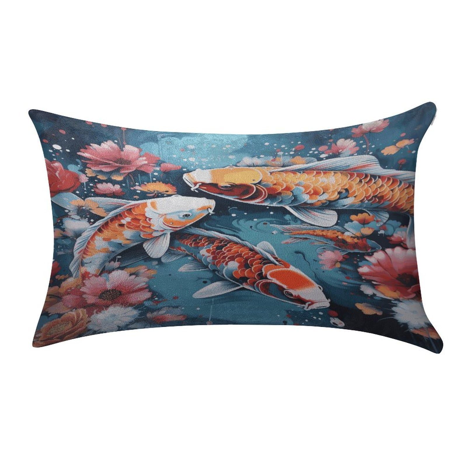 Btcowzrv Style Hand Drawn Fish Pillow Cover Pillow Case Pillowcase