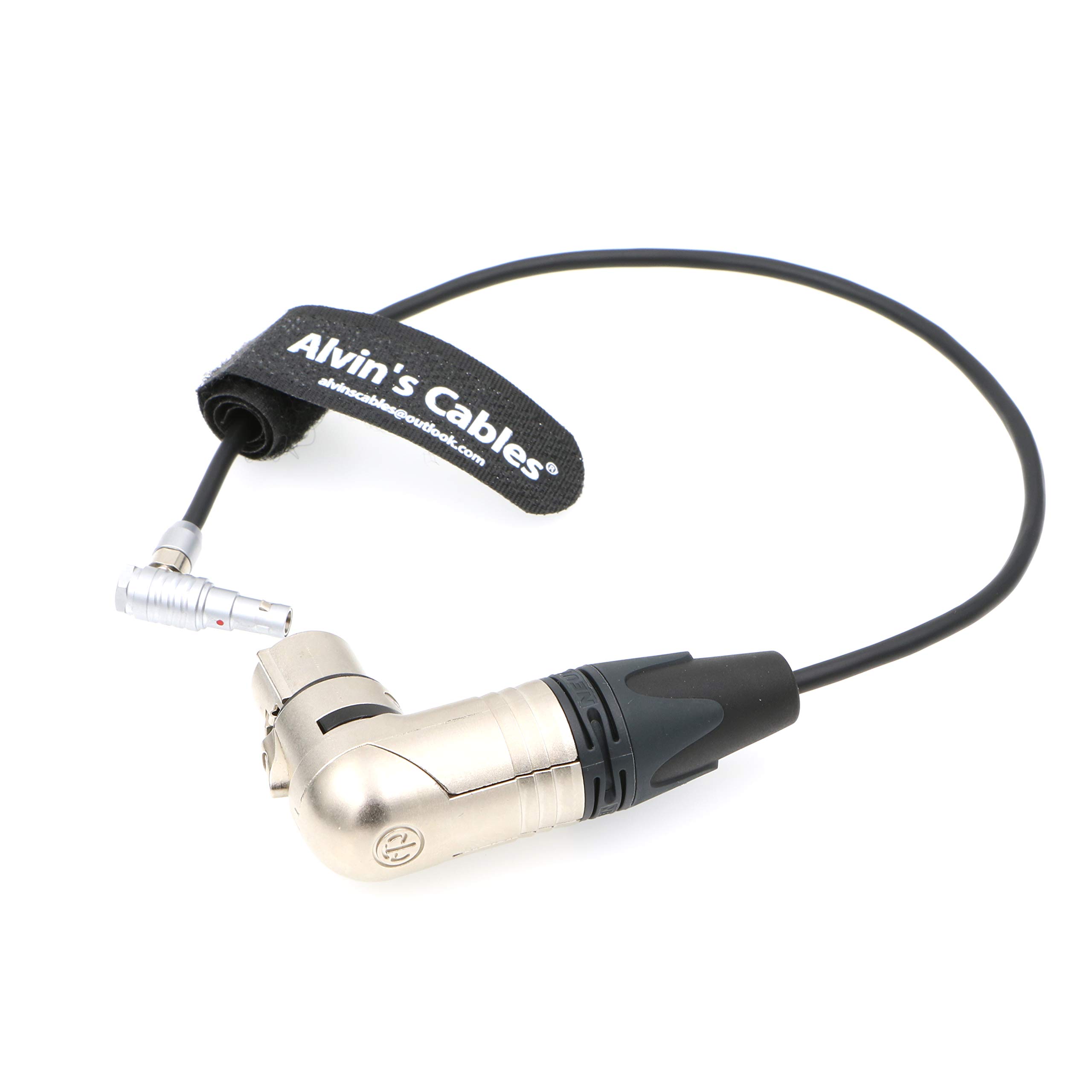 Alvin's Cables 5 Broches 00 à Angle Droit Mâle à XLR 3 Broches 90 Degrés Femme Câble Audio pour Caméra Z CAM E2