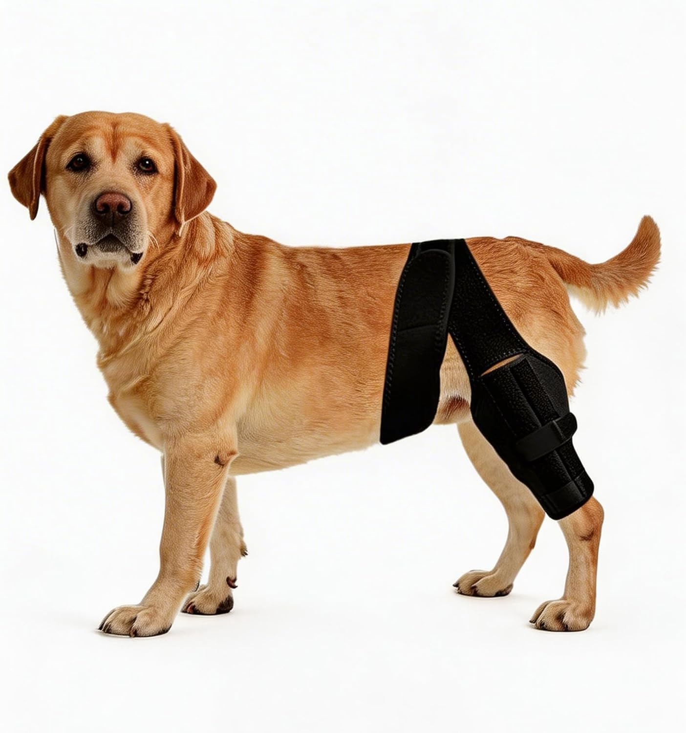 Dog Knee Brace for Leg, Adjustable Dog Braces for Torn ACL Support, Built in Side Stabilizers, Breathable Dogs Hip Brace for Arthritis Relief, Joint Stability and Post Surgery Recovery