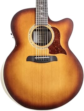 Sawtooth Acoustic Guitar Jumbo Cutaway 24 Fret Acoustic Electric Guitar with Red Cedar Top and Australian Blackwood Back and Sides