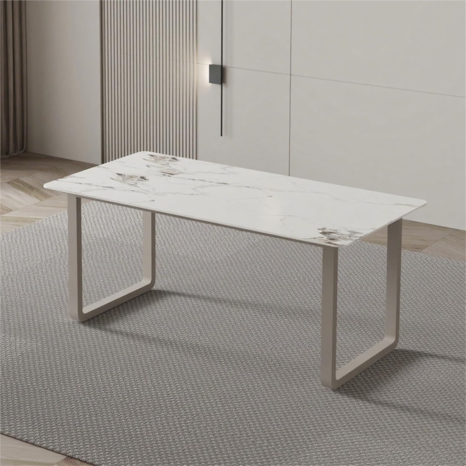 Heavy-Duty Metal Table Legs Load Ability 300kg Rustproof and Water Proof with Rounded Corners Bars Counter/Office/Dining/Coffee Desk Leg