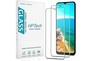 HPTech [2-Pack] Screen Protector Designed for Samsung Galaxy A03s / Galaxy A03 Tempered Glass