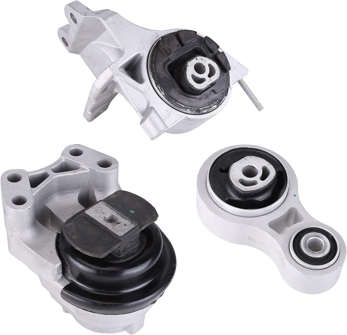 PHEZEN Set of 3,Engine Motor and Transmission Mount Kit Compatible with 2009-2012 for*d Fle*x 3.5L & 2009-2012 Lincol*n M*KS 3.7L & 2008-2009 Mercur*y Sabl*e 3.5L,Replaces part5425 5342 5429