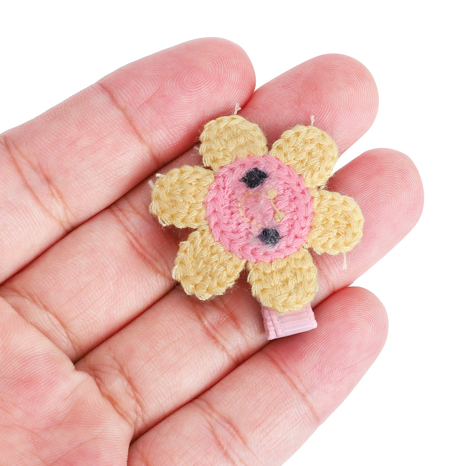 20pcs Lindo Mascota Dog Gato de Cabeza de Gato Estilo Girasol Estilo Peluquería para Peluquería para Mascotas Accesorios