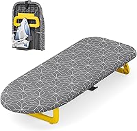 Vista 9 de Tabla de planchar pequeña, mini tabla de planchar plegable, tabla de planchar pequeña con cuerda para colgar, tablas de planchar portátiles