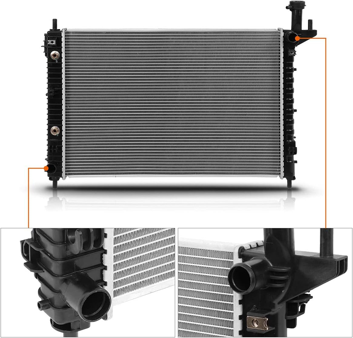 DPI-13006 OE Factory Style Aluminum Core Radiator Compatible with 07-17 Enclave/Acadia/Traverse