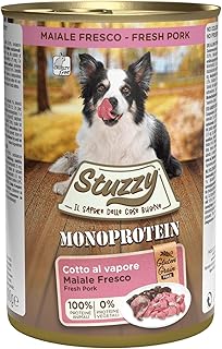 Stuzzy Dog Monoprotein Schwein, Hundefutter nass, 6 Dosen x 400 g, 2.4 kg product image