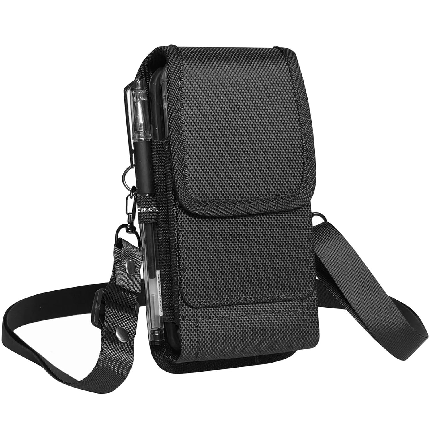 Dual Phone Holster Case for 2 Phones, Diihossbox 2 Cell Phone Pouch with Belt Clip for iPhone 16 15 14 13 12 11 Pro Max/16 15 14 Plus Galaxy S23 S22+ S21 S11+(Fits Otterbox Commuter Case)