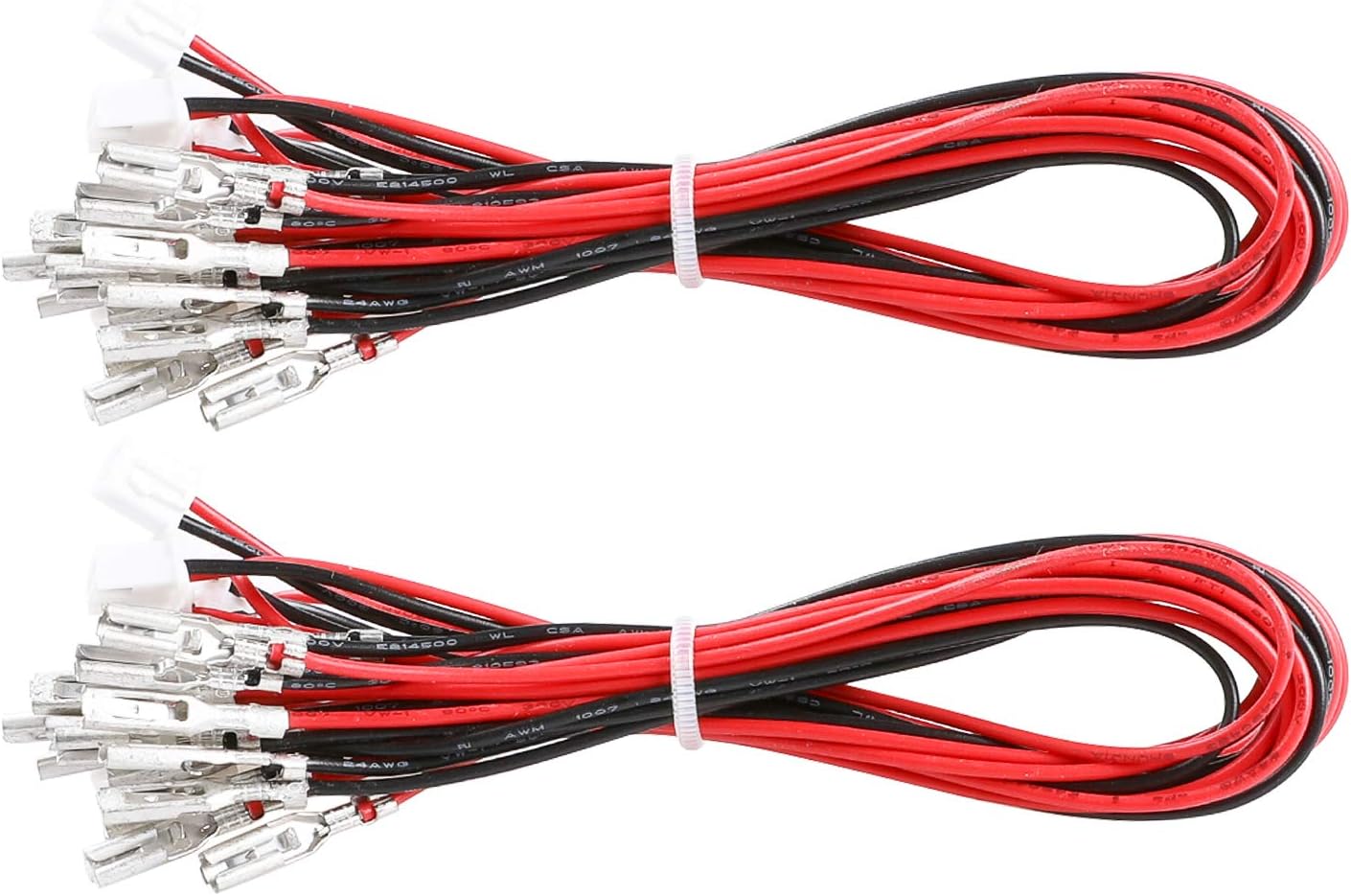 20 Pcs/Lot Zero Delay USB Encoder Jumper Wires Terminals Size 0.110 (2.8mm) Compatible with SANWA Arcade Buttons, Seimitsu, Japan Style Arcade Buttons/JST XH2.54 Plugs to .110