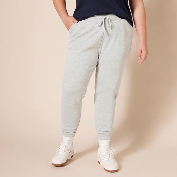 Amazon Essentials Mujer Pantalones De Correr De Forro Polar con Puños (Disponibles En Tallas Grandes) - 5