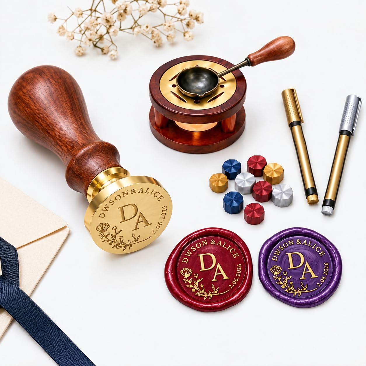 Personalised Wax Seal Stamp,Custom Wax Seal Stamp,Various Themes
