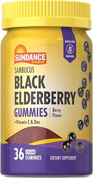 Sundance Elderberry Gummies for Adults | with Zinc & Vitamin C
