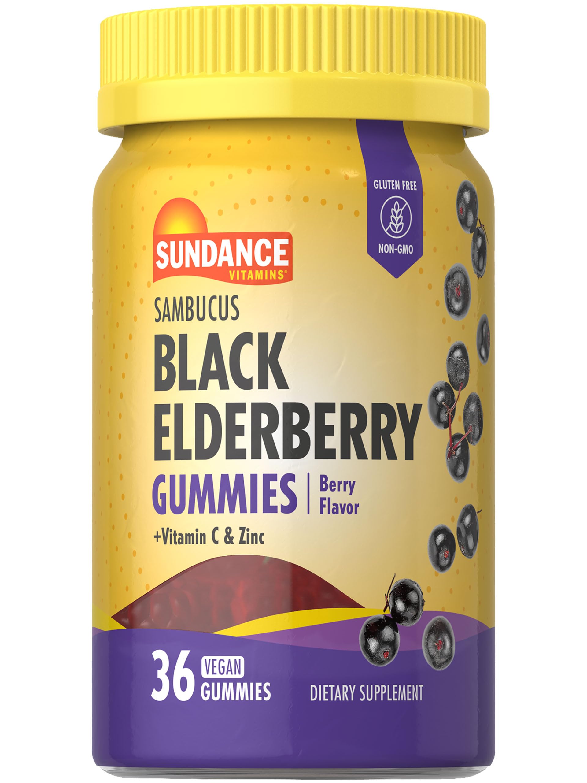 Sundance Elderberry Gummies for Adults | with Zinc & Vitamin C