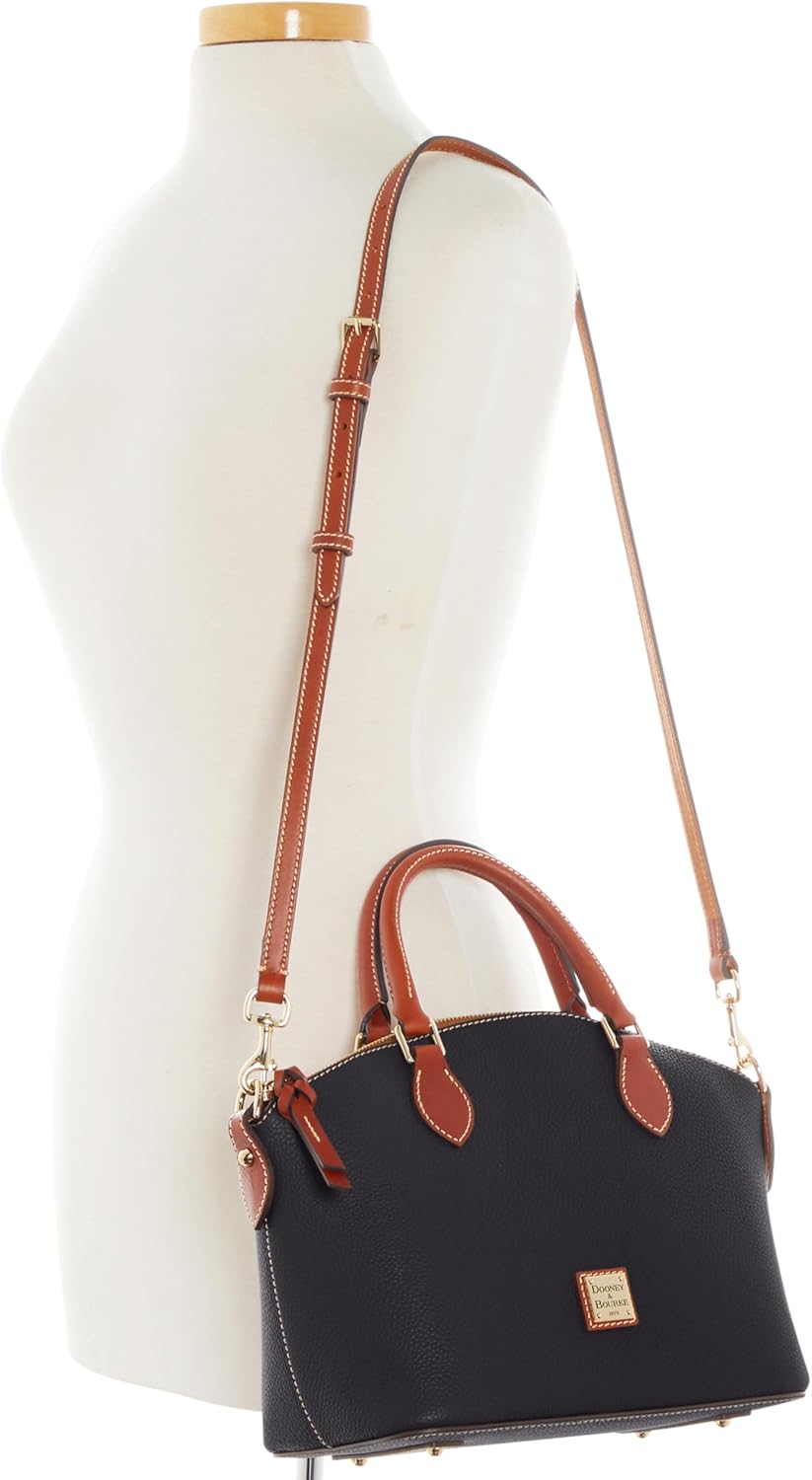 Dooney & Bourke Handbag, Pebble Grain Geena Satchel - Image 4