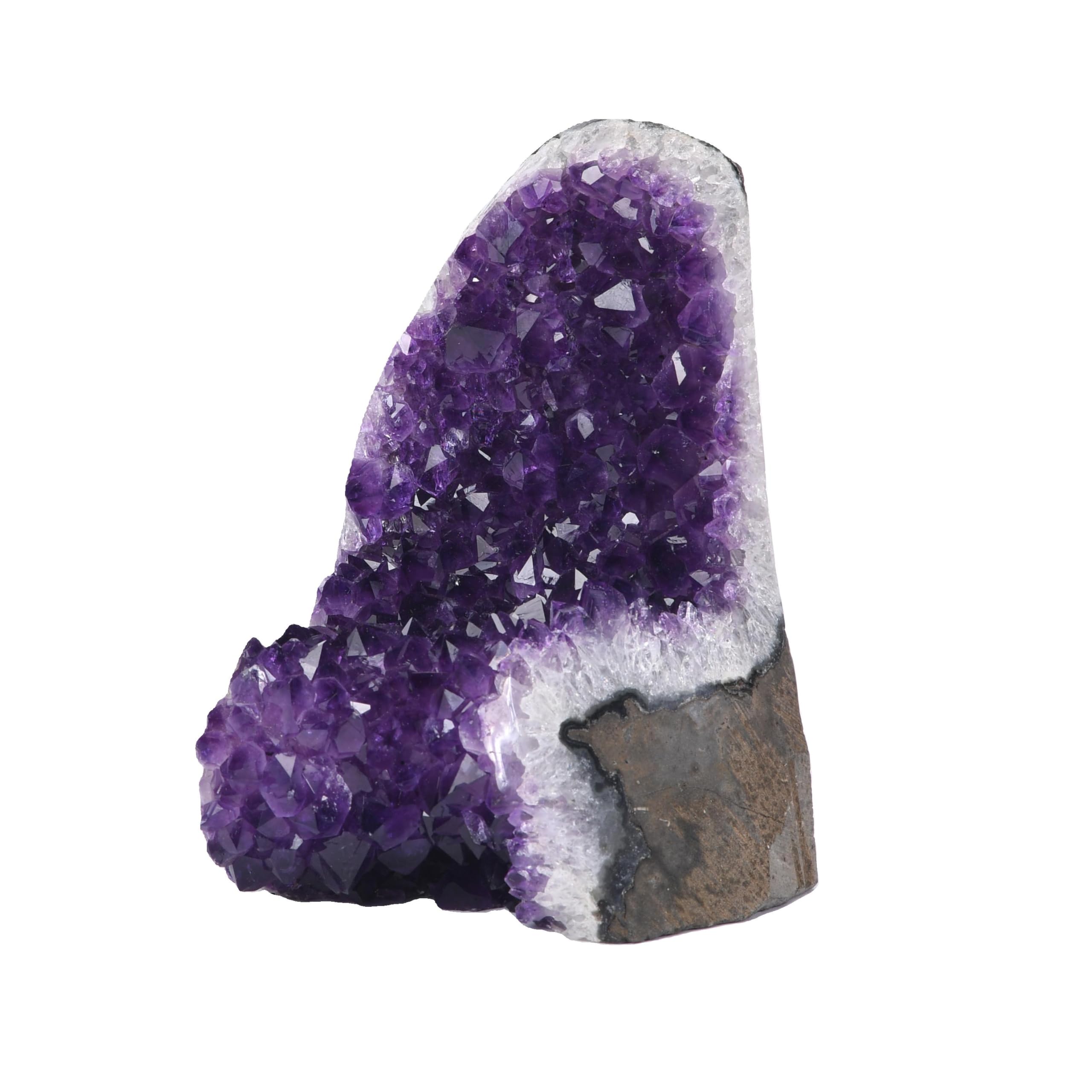 Superior Amethyst Geode Crystal Cluster 1.5 to 2 lb