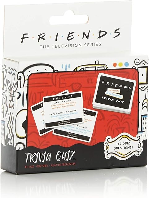 Paladone PP5556FR Friends TV Show Trivia Quiz Game with 100 Questions