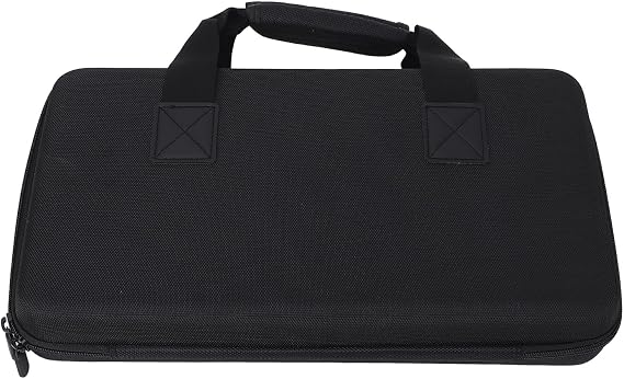 Durable DJ Controller Carrying Case with Cushion Sponge for Generic DDJ FLX4 400 SB2 SB3 RB Safely Protect 2 Channel Controller, Convenient Carrying Handle, 50x30x8cm