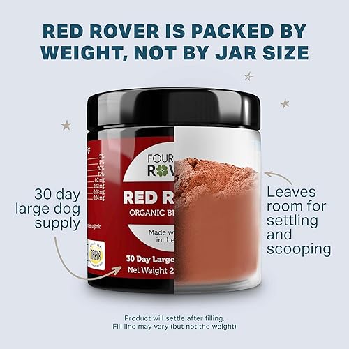 Miniatura 6 de Red Rover - Suplemento para el tracto urinario para perros, con vitaminas de bayas orgánicas y manzana, buena fuente de polifenoles y antioxidantes,