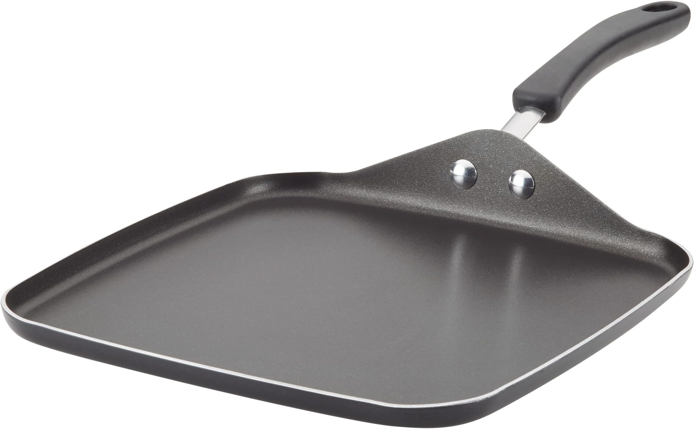 Farberware Cookstart DiamondMax Nonstick Square Grill Pan/Griddle, Dishwasher Safe, 11 Inch - Black