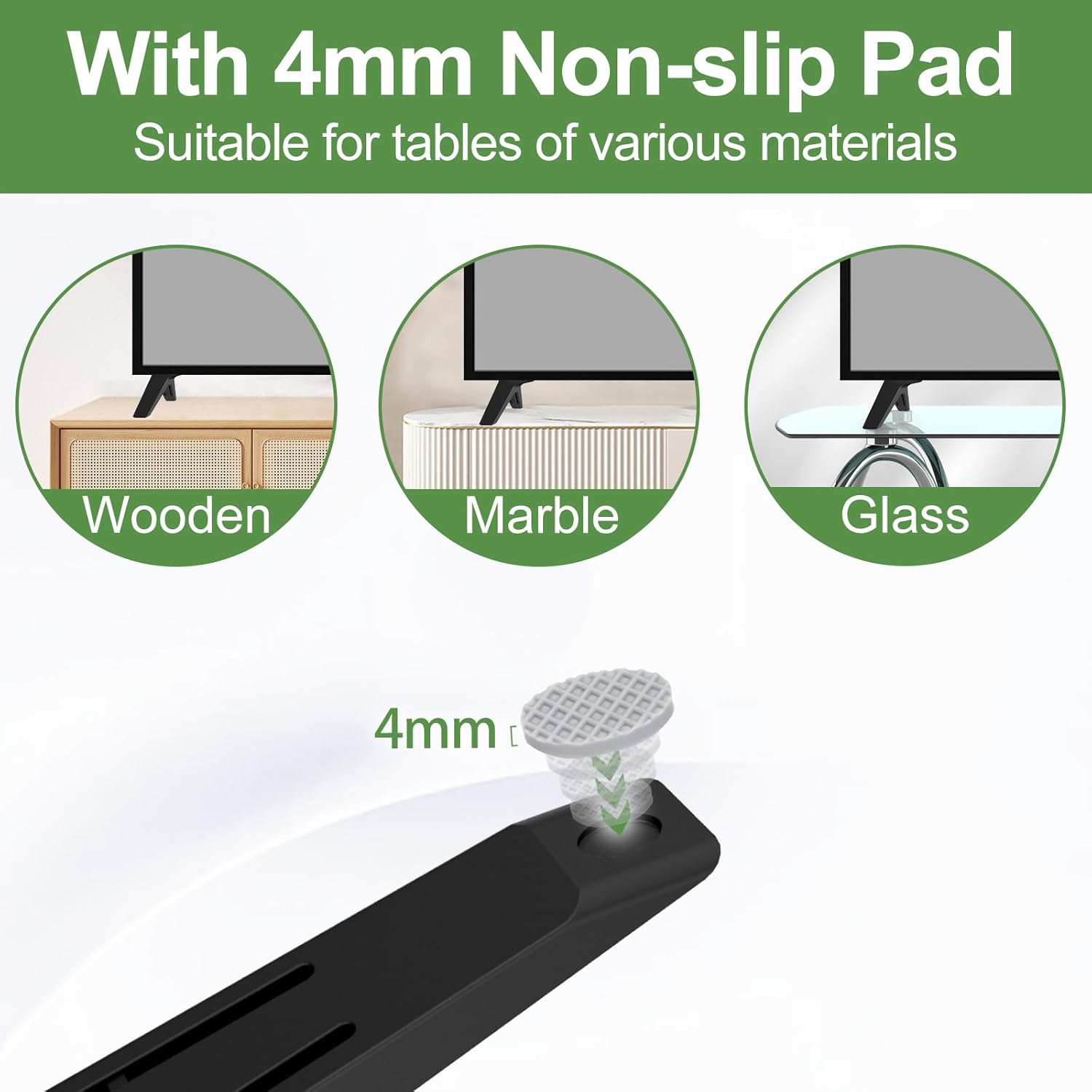 TV Stand for LG TV Legs, for LG 75" TV Legs 75UM6970PUB 75UK6500 75UK6570 75UK7050 75UM7570 75UM8070 75UM7100PUA 75UN6955 75UN7370 75UN8570AUD MAM648866 with Screws
