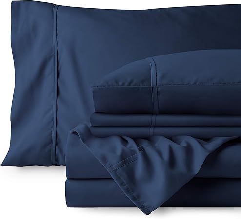 Amazon.com: King Sheet Set - 6 Piece Set - Hotel Luxury Bed Sheets ...