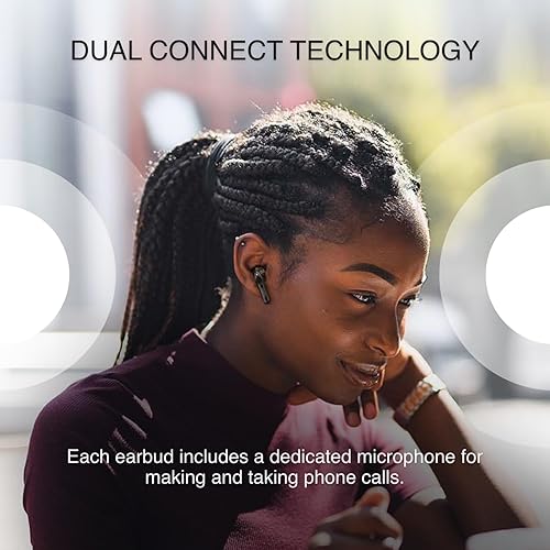 Miniatura 6 de Belkin SOUNDFORM Move Plus, auriculares Bluetooth con micrófono, auriculares inalámbricos portátiles con funda de carga inalámbrica, auriculares