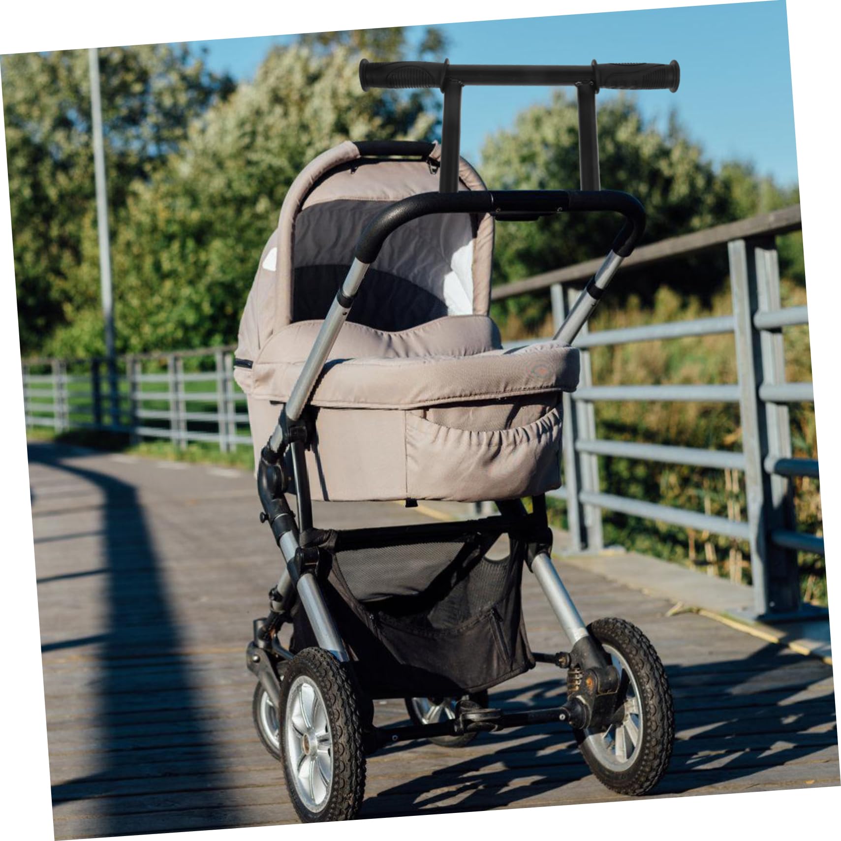 VICASKY Stroller Handle Replacement Stroller Bumper Handle for Travel Sturdy Versatile