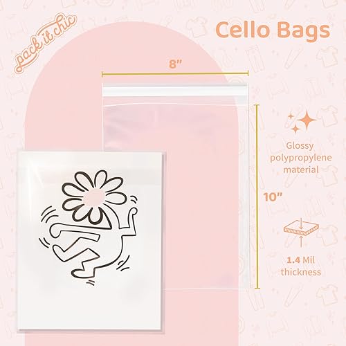 Miniatura 3 de Bolsa de celofán, 200 unidades (Manualidades y artesanía)