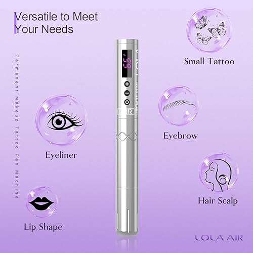 Miniatura 3 de EZ Tattoo Kit - Kit de máquina de tatuaje completo con máquina de tatuaje de maquillaje permanente con 3 piezas de energía de batería para