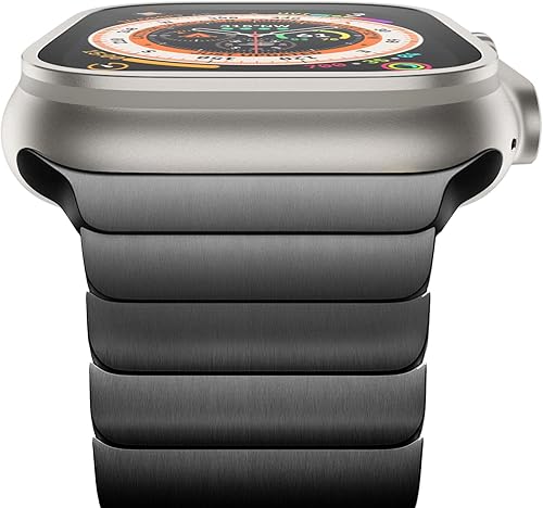 Miniatura 2 de CHANCHY Correa de acero inoxidable para Apple Watch UltraUltra 2 Link de 1.929 in 1.732 in 1.772 in 1.654 in, correa de metal con cierre plegable