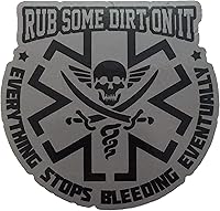 Vista 1 de Rub Some Dirt On It - Adhesivo adhesivo para parachoques (gris)