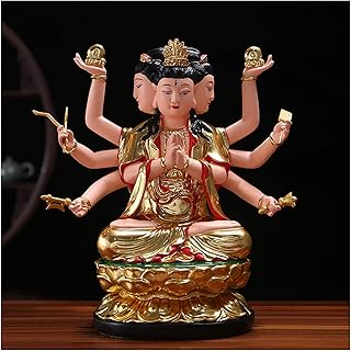 Fengshui Statue Buddha Statues for Home 11.8”(H) Collectibles and Figurines Increase Blessing Good Fortune Health Buddha Statue for Home Office Decor Home Desktop Decor