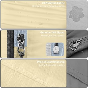 Cipway Compression Packing Cubes for Travel (Vanilla Cream 6 Set)