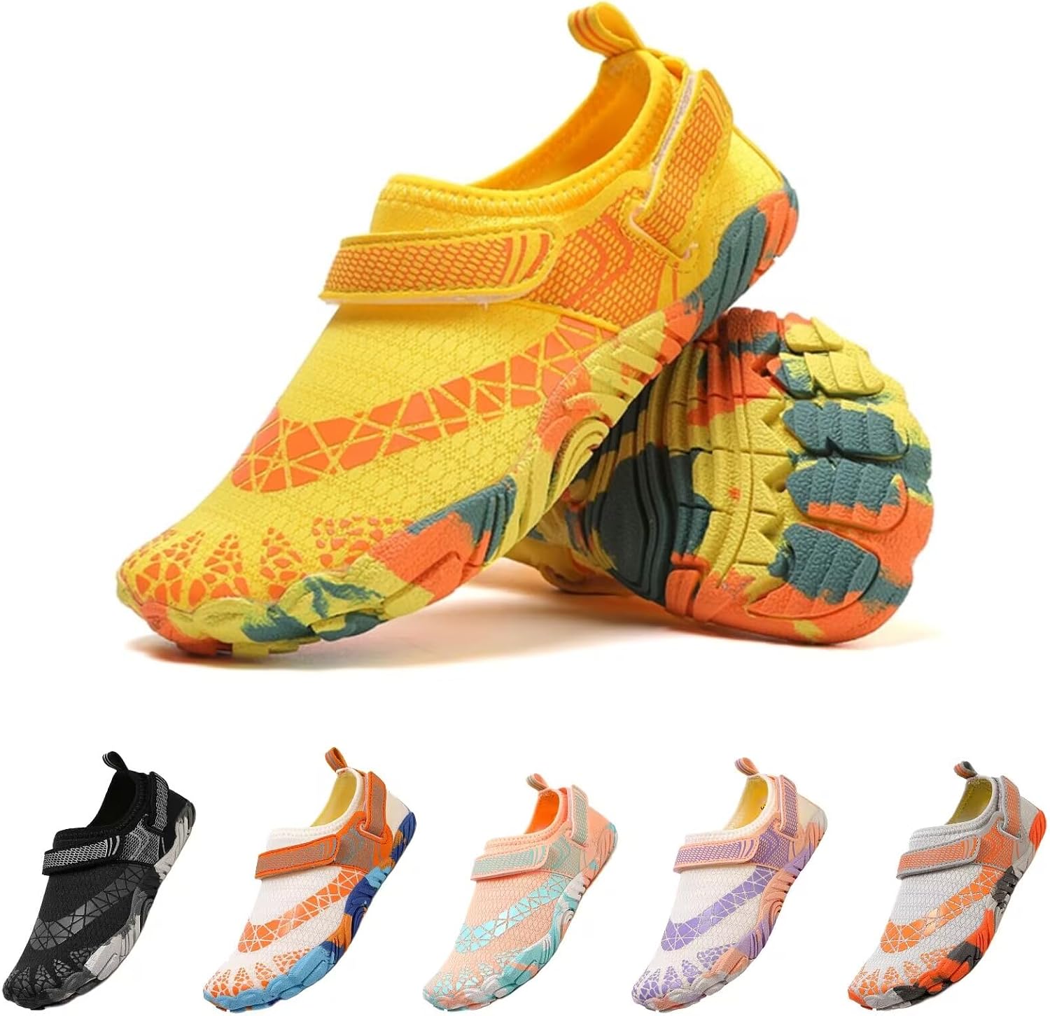 Barefoot Water Shoes for Women Men Parent-Child Quick Dry Stream Shoes Wide Toe Box Non-Slip Amphibious Hiking Shoes