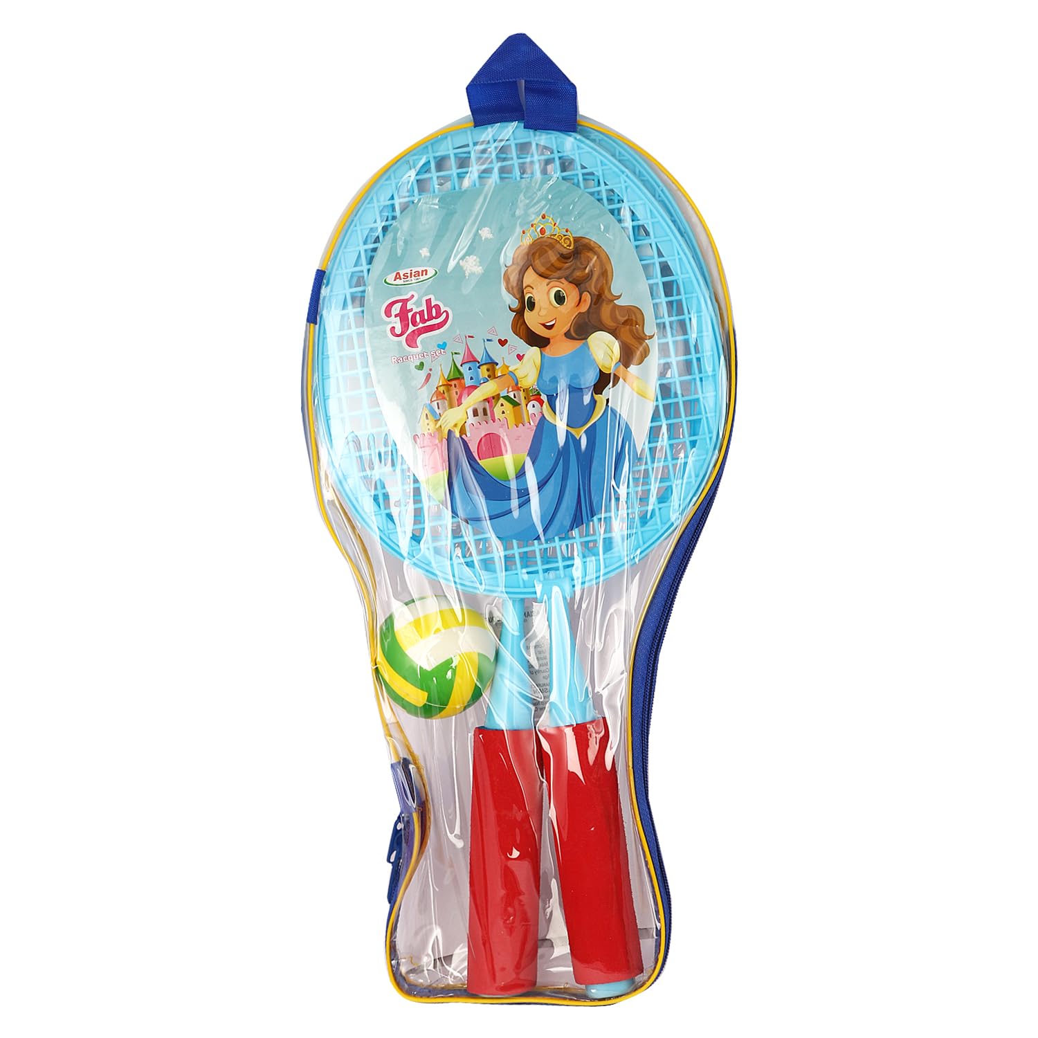 Asian Fab Racket 2 Racket 1 Ball - Badminton Kit - (Multicolor)-picture-13
