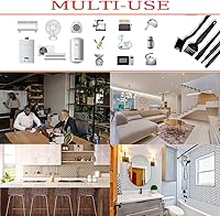 Vista 6 de ELANE 6 cepillos de limpieza pequeños para espacios reducidos, cepillos para limpiar cepillos para electrónica, cepillo para limpiar objetos pequeños