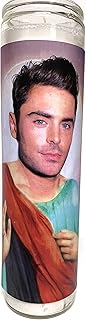 Zac Efron Celebrity Parody Devotional Prayer Candle