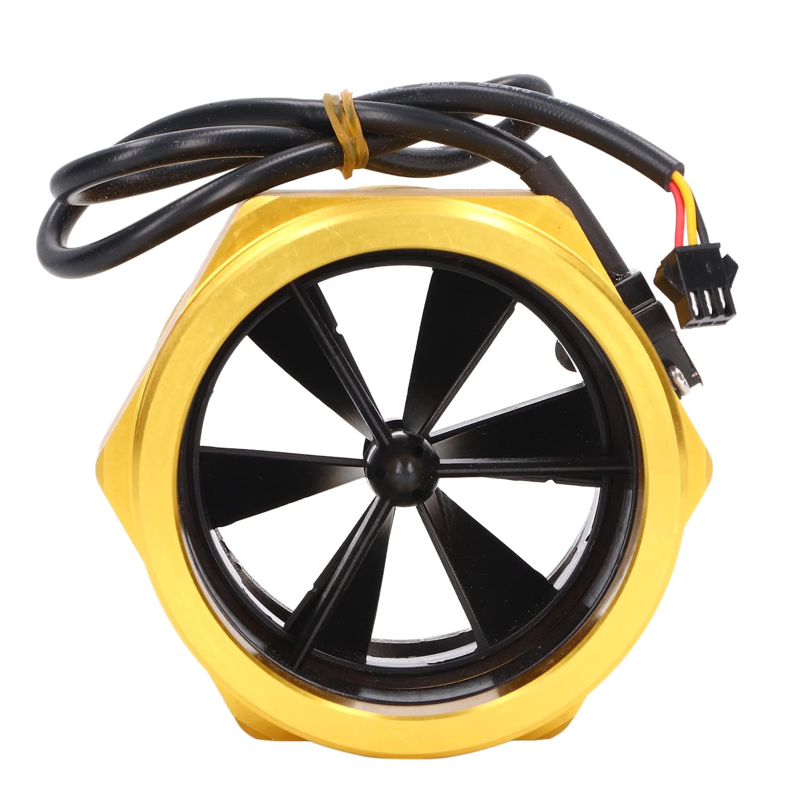 Sensor de Flujo de Agua, Interruptor de Flujo de Agua de Turbina de 3 Pulgadas, Interruptor de Inducción de Caudalímetro, Medidor de Flujo de Líquido de Salida NPN para Máquinas