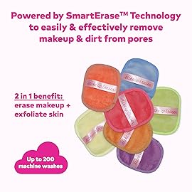 The Original MakeUp Eraser 7-Day Set, Erase All Makeup with Just Water, Including Waterproof Mascara, Eyeliner, Foundation, Lipstick, Sunscreen, and More! Farmers Market 7ct