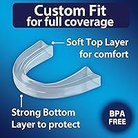 Vista 4 de DenTek Protector dental de ajuste profesional, protector bucal para rechinar dientes por la noche, 1 unidad