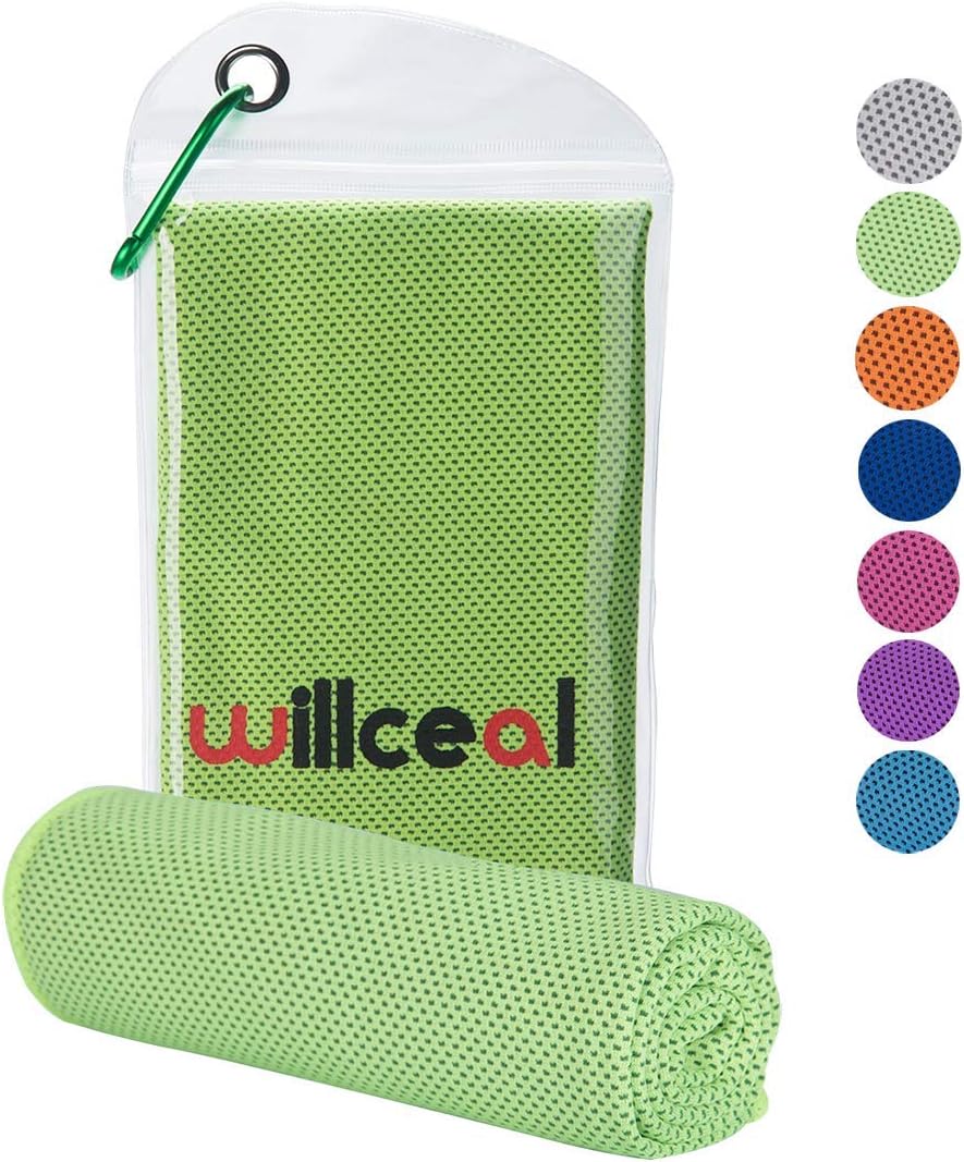willceal Cooling Towel, Cool Towel for Instant Cooling Relief，40" 12