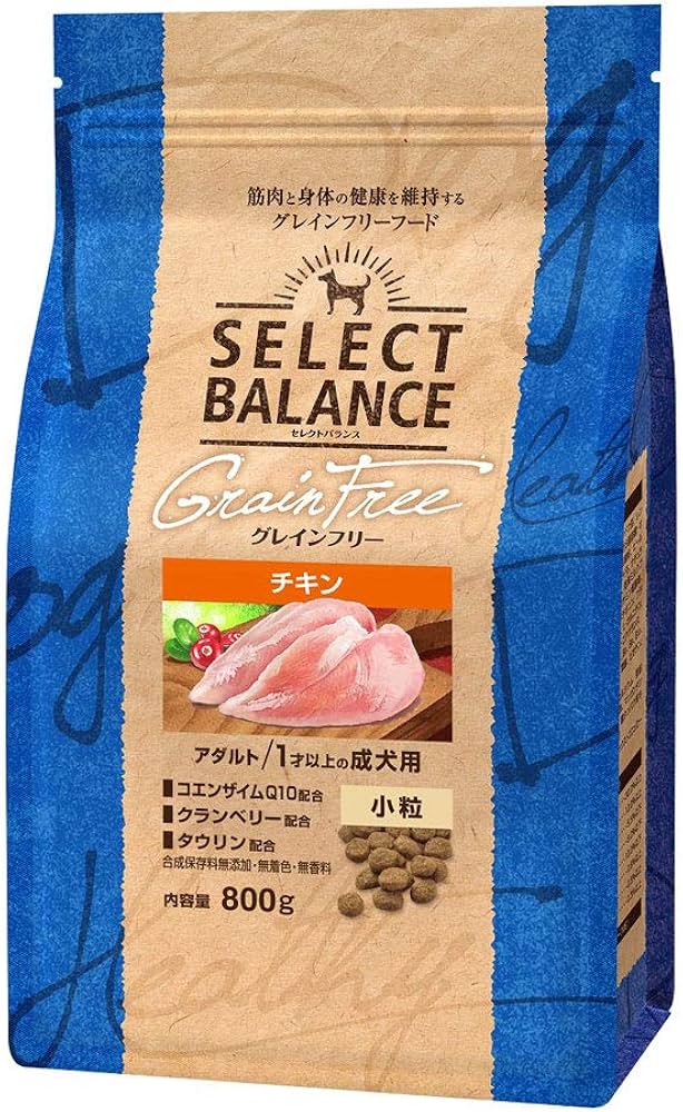 セレクトバランス グレインフリー アダルト チキン 小粒 １才以上の成犬用１０㎏ Amazon.co.jp: セレクトバランス グレインフリー アダルト