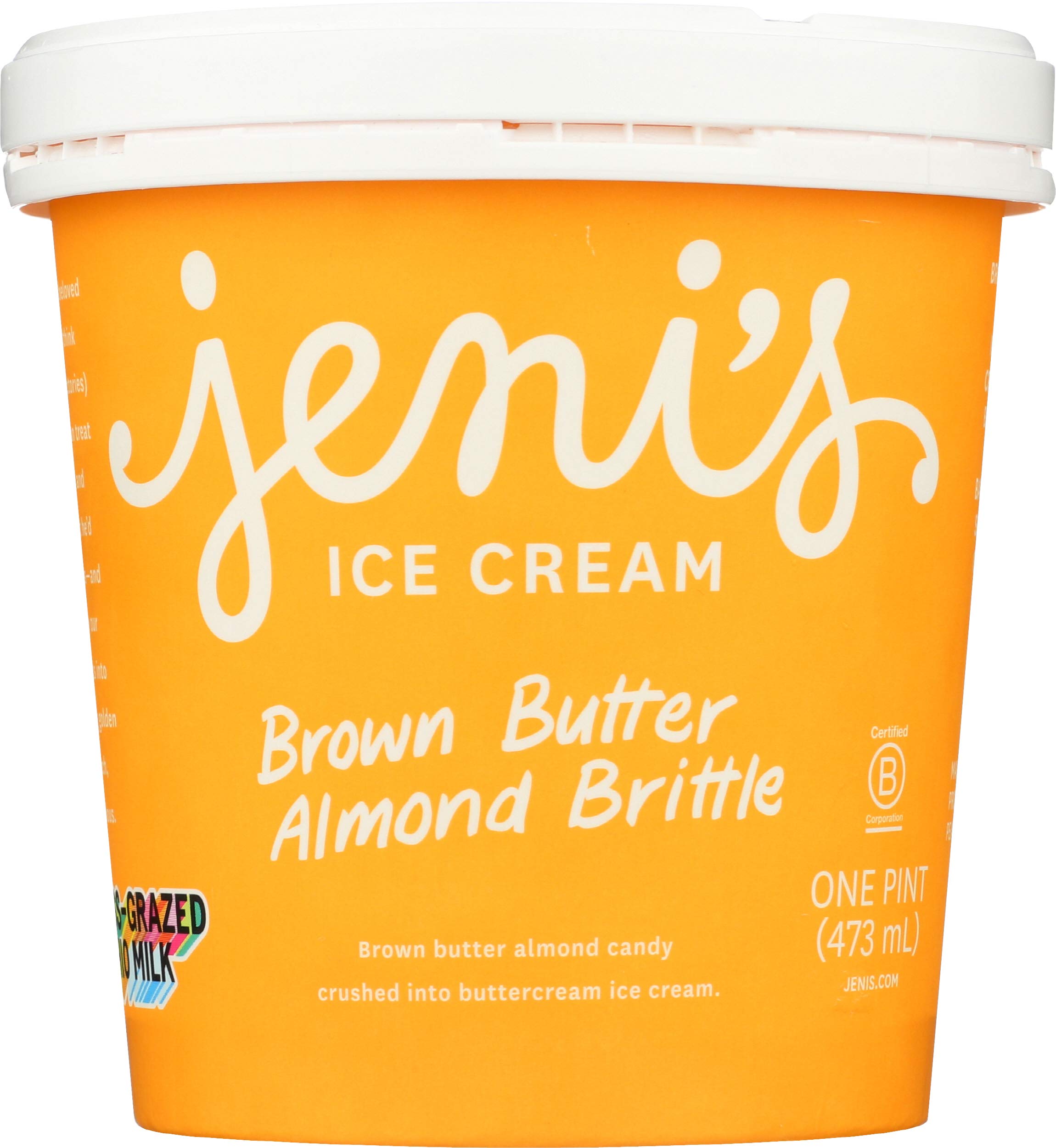 Buy Jeni's Splendid Ice Creams, Brown Butter Almond Brittle, 16 oz