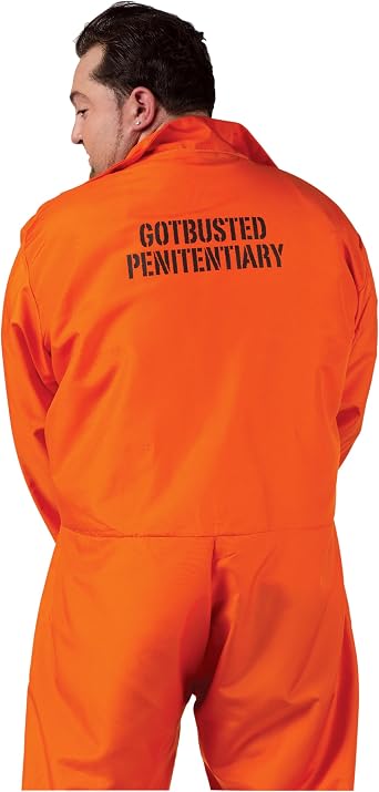 FunWorld Men's Got Busted Penitentiary Costume