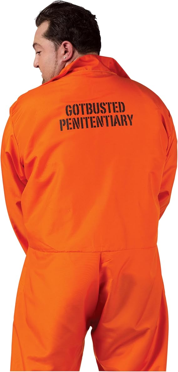 FunWorld Men's Got Busted Penitentiary Costume