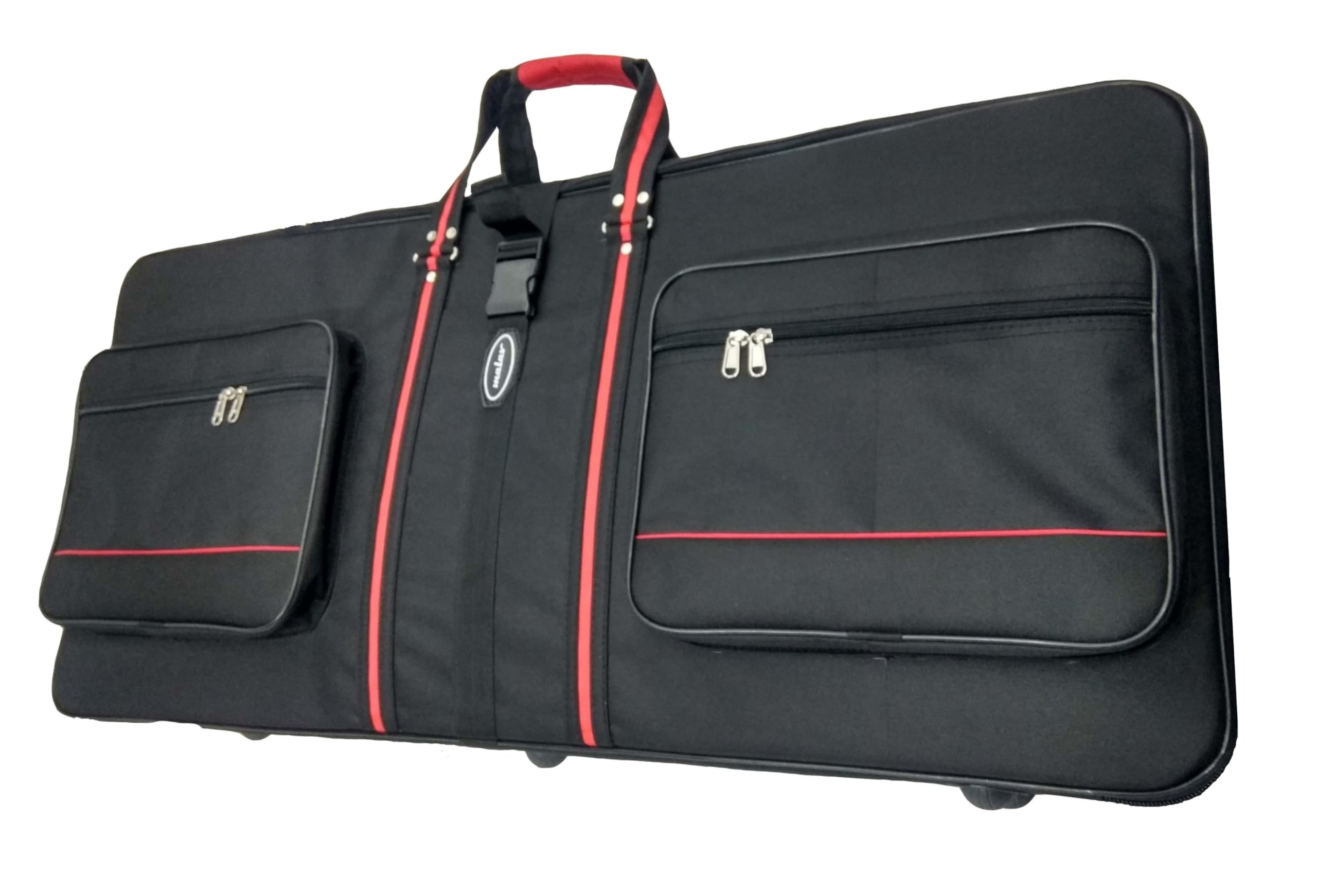 MALAV Yamaha MODX M6 Synthesizer/Arranger Case Cover Bag with Padding & Shoulder Straps ((Without Wheel) Steel Plated Frame (Only in circumference))-image-13